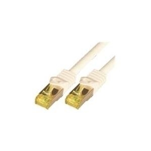 M-Cab 25m CAT7 S-FTP cavo di rete Bianco S/FTP [S-STP] (CAT7 SFTP RJ45 LSZH 25M WHITE - 10GBIT RAW PATCH CABLE)