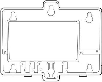 Yealink T46WM sostegno per telefono Nero (YEALINK WALLMOUNT FOR T46 SERIES)