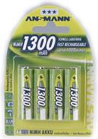 ANSMANN - Batterie AA-Typ NiMH (wiederaufladbar) 1300 mAh