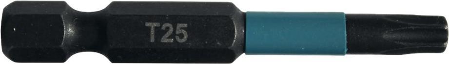 Makita Impact Black - punta per cacciavite - 2 pezzi - 1/4" - torx - T25 - brugola - lunghezza 50 mm