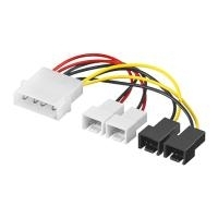 goobay - Netzteil für Lüfter - interne Spannungsversorgung 5 V, 3-polig, interne Spannungsversorgung 12 V, 3-polig (M) bis interne Stromversorgung, 4-polig (M) - 14 cm (93632) goobay - Netzteil für Lüfter - interne Spannungsversorgung 5 V, 3-polig, interne Spannungsversorgung 12 V, 3-polig (M) bis interne Stromversorgung, 4-polig (M) - 14 cm (93632)