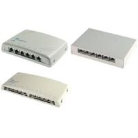 Telegärtner Mini Distributor MPD12-H K Cat.6A - Oberflächenmontage-Verteilerkasten - RJ-45 X 12 - Hellgrau, RAL 7035 (J02022A0054)