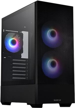 Lian Li Lancool 205 MESH Micro Tower - Micro-ATX - pannello laterale con finestra (vetro temprato) - nessun alimentatore - nero