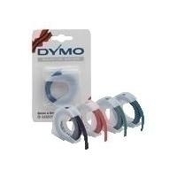 Dymo - matt - rosso - rollio (09 cm x 3 m) 10 pezzi. Etichette - per Dymo 1575 Embossing Machine