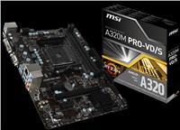 MSI A320M PRO-VD/S V2 - Motherboard - micro ATX - Socket AM4 - AMD A320 - USB 3.1 Gen 1 - Gigabit LAN - Onboard-Grafik (CPU erforderlich) - HD Audio (8-Kanal) MSI A320M PRO-VD/S V2 - Motherboard - micro ATX - Socket AM4 - AMD A320 - USB 3.1 Gen 1 - Gigabit LAN - Onboard-Grafik (CPU erforderlich) - HD Audio (8-Kanal)