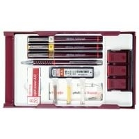 Rotring S0699530 - Füllminenstift - Tuschezeichner - Schwarz - 0.25,0.35,0.5 mm - 3 Stück(e) - HB - Mehrfarben (S0699530)