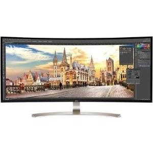 38UC99-W - LED-Monitor - gebogen - 96,5 cm (38) (37,5 sichtbar) - 3840 x 1600 - AH-IPS - 300 cd/m² - 1000:1 - 5 ms - 2xHDMI, DisplayPort - Lautsprecher - schwarze Front, weiß (hinten), silbern/weißer Ständer (38UC99-W) 38UC99-W - LED-Monitor - gebogen - 96,5 cm (38) (37,5 sichtbar) - 3840 x 1600 - AH-IPS - 300 cd/m² - 1000:1 - 5 ms - 2xHDMI, DisplayPort - Lautsprecher - schwarze Front, weiß (hinten), silbern/weißer Ständer (38UC99-W)