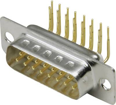TRU COMPONENTS D-SUB Stiftleiste Polzahl: 15 Löten 1 St. (1579048)