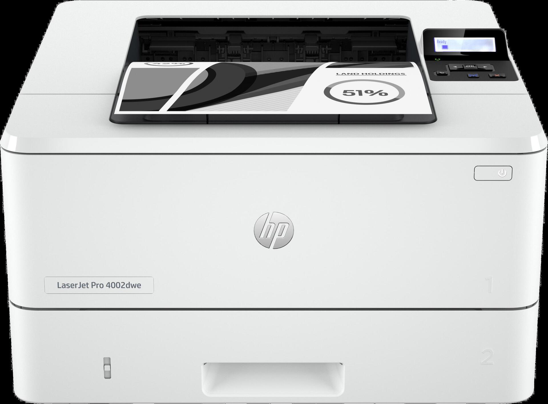 STAMPANTE HP BUSINESS LASER LJ-4002dwe A4 40PPM 250FF DUPLEX LAN USB2.0 WiFi "HP+ nativo"