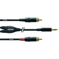 Cordial 1,5 m REAN Klinke 3,5 mm/2 x Cinch Y-Kabel (CFY1,5WCC)