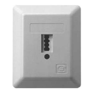 Kräcker - Wanddose - TAE-F+N - Pure White, RAL 9010 (1-673.01.5.10)