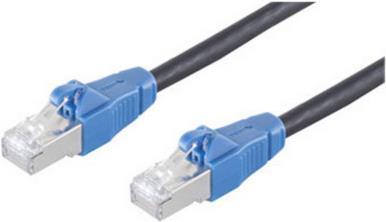 Cavo di rete S-Conn BS08-27035 2 m Cat6a S/FTP (S-STP) nero (BS08-27035)