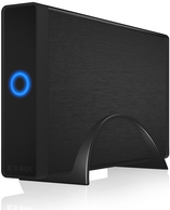 Raidsonic ICY BOX IB-377U3 - Speichergehäuse mit EasySwap Mechanism, Ein/Aus-Schalter - 3.5 (8.9 cm) - SATA 6Gb/s - 600 MBps - USB 3.0 - Schwarz (IB-377U3)