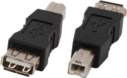 EFB-Elektronik EFB USB2.0-Adapter, Buchse A - Stecker B, schwarz (EB443)