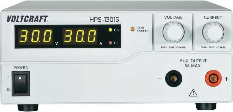 Voltcraft Labornetzgerät, einstellbar HPS-13015 1 - 30 V/DC 0 - 15 A 450 W 1 x Remote (HPS-13015)