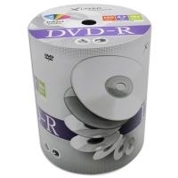 XLayer - 100 x DVD-R (G) - 4.7 GB (120 Min.) 16x - weiß - mit Tintenstrahldrucker bedruckbare Oberfläche - Brick