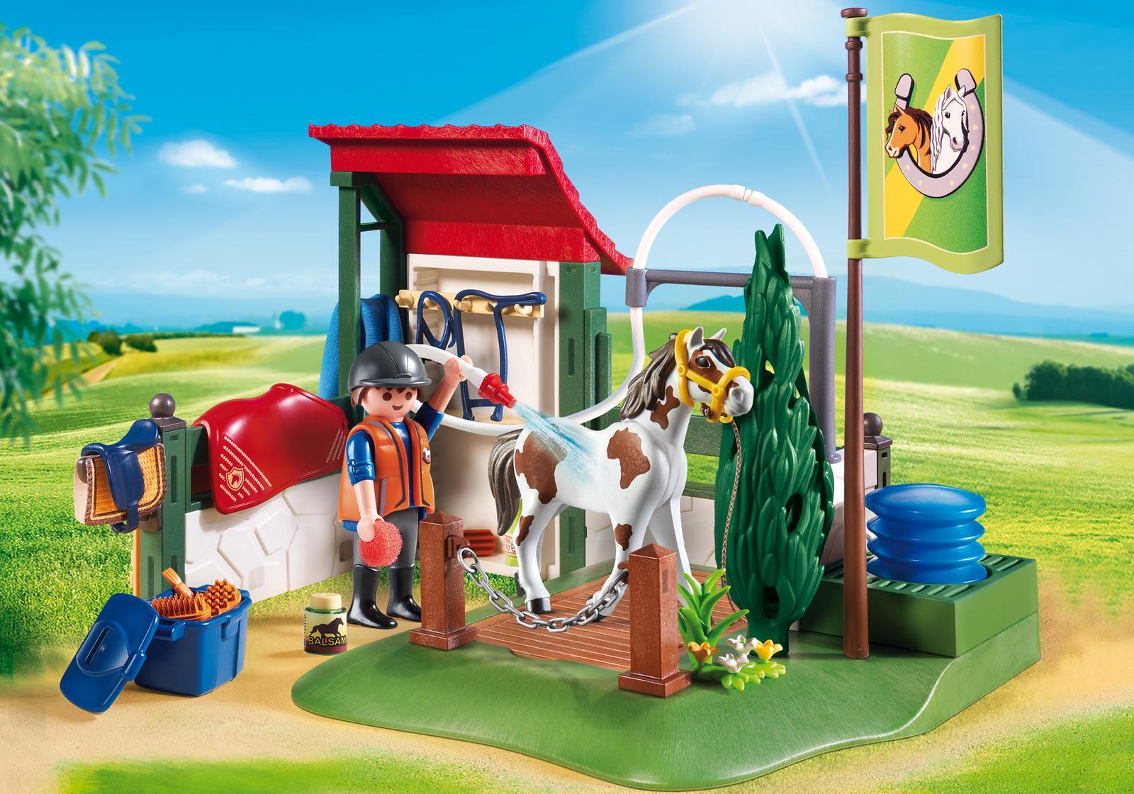 Playmobil Country Pferdewaschplatz - Mehrfarben - 5 Jahr(e) - Junge/Mädchen - 260 mm - 170 mm - 190 mm (6929)