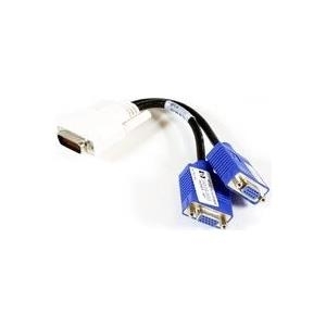 HP DMS-59 - 2 x VGA - DMS - 2 x VGA (D-Sub) - Weiblich - Blau - Weiß (463023-001, 339257-001, G)