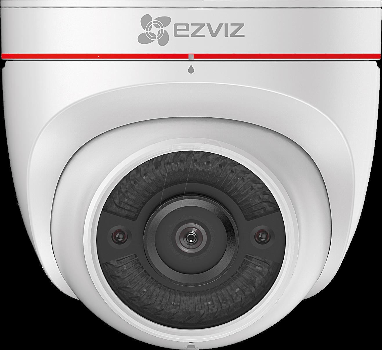 EZVIZ C4W Outdoor WLAN Dome Kamera 1/2.7 Progressive Scan CMOS, 2.8mm lens, 103° Horizontal, 118° Diagonal, 3D DNR, Digital WDR, H.265/H.264, 1920*1080, Max30fps, Self-Adaptive, Motion Detection, Active defense with Siren and Strobe light, Wi-Fi 2.4G