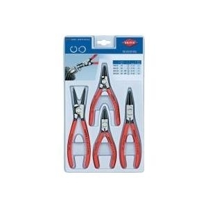 Knipex Seegeringzangen-Set Passend für Außen- und Innenringe 19-60 mm, 12-25 mm 10-25 mm, 19-60 mm Spitzenform gerade 00 (00 20 03 V02)