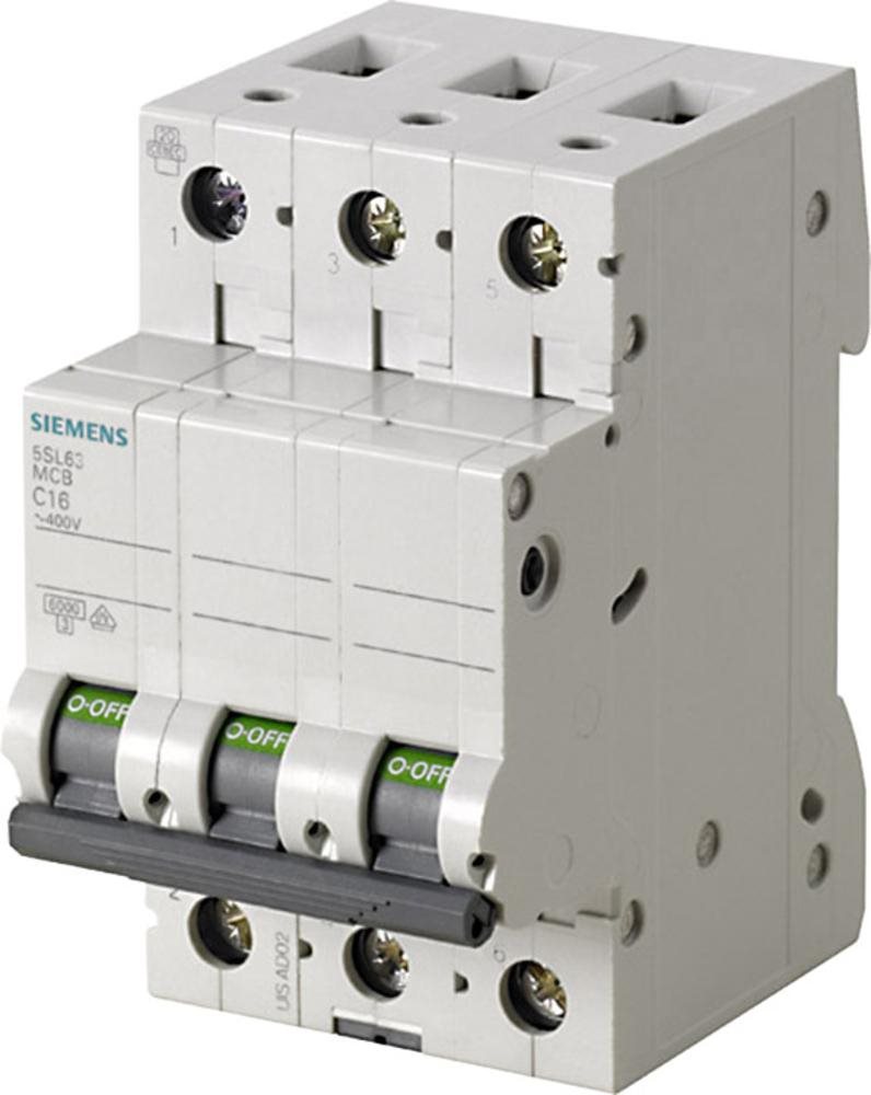 Interruttori di protezione della linea Siemens 3-pin 40 A 400 V 5SL6340-6 (5SL6340-6)