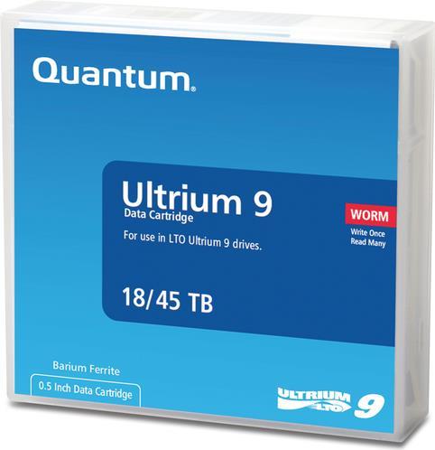 Quantum MR-L9MQN-02 supporto di archiviazione di backup Nastro dati vuoto 18 TB LTO 1,26 cm (DATA CARTRIDGE LTO-9 WORM - UNLABE