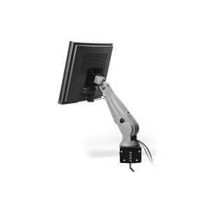 NewStar Tilt/Turn/Rotate Desk Mount (clamp) FPMA-D100 - Befestigungskit (Gelenkarm, Spannbefestigung für Tisch) für Flat Panel - Grau - Bildschirmgröße: 25.4-76.2 cm (10-30)