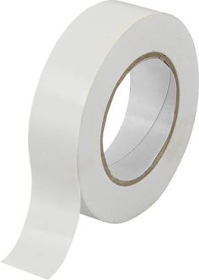 TRU COMPONENTS 1564010 Isolierband Weiß (L x B) 25 m x 19 mm 1 Rolle(n) (1564010)