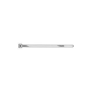 Kabelbinder, 300 x 4,8 mm, naturfarben, VE 100 Stück Zum Bündeln und Befestigen von Kabeln (690290)