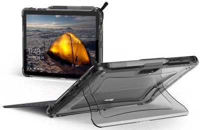 UAG Rugged Case for Microsoft Surface Go - Plyo Ice - Hintere Abdeckung für Tablet - widerstandsfähig - für Microsoft Surface Go