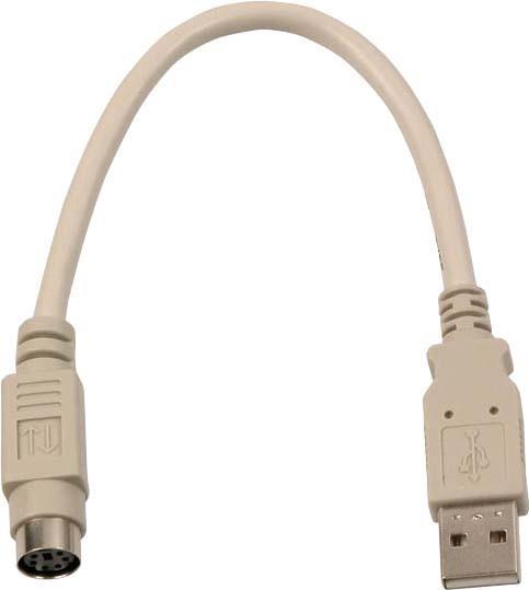 EFB Elektronik K5307.020 USB A Mini-DIN 6pin Weiß Kabelschnittstellen-/adapter (K5307.020)