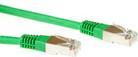 ACT Patchcord SSTP Categoria 6 PIMF - Verde 2500 M Cavo di rete verde da 25 m (FB9725)