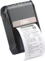 TSC Alpha-2R, 8 Punkte/mm (203dpi), USB, BT Mobildrucker, Thermodirekt, 8 Punkte/mm (203dpi), Medienbreite (max): 58mm, Druckbreite (max.): 48mm, Rollendurchmesser (max.): 50mm, Geschwindigkeit (max.): 102mm/Sek., USB (2.0), Bluetooth, inkl.: Netzteil, Gürtelclip, Akku, separat bestellen: Schnittstellenkabel (99-062A001-0102)