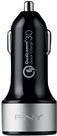 PNY Quick Charge 3.0 Car charger - Auto-Netzteil - 30 Watt - 3 A - Quick Charge 3.0 - 2 Ausgabeanschlussstellen (USB)