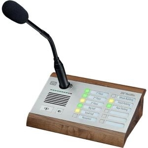 2N NET MIC ORGANIC Hardware-Konsole mit Mikrofon für Live-Meldungen oder -Ausstrahlung von vorab vorbereiteten Dateien in verschiedene Zonen (914071E)