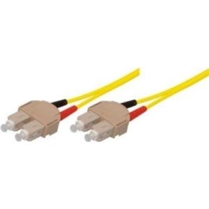 Tecline Fröhlich + Walter - Patch-Kabel - SC-Einzelmodus (M) - SC-Einzelmodus (M) - 10 m - Glasfaser - 9 / 125 Mikron - OS2 - Gelb (39979910)