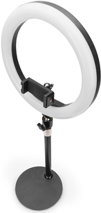 Ring Light Stand di DIGITUS è una luce LED che illumina ogni angolo allombra migliora laspetto della pelle e fa risplendere gl