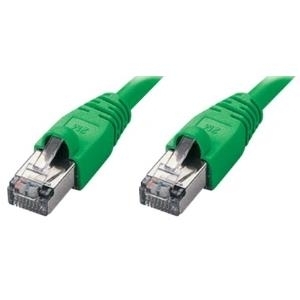 Tecline Fröhlich + Walter - Patch-Kabel - RJ-45 (M) - RJ-45 (M) - 50 cm - SSTP-Kabel - CAT 6 - grün (71400G)