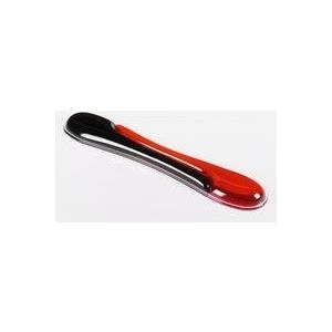 Kensington Duo Gel Wristrest Wave - Keyboard wrist rest - Schwarz, Rot (62398)