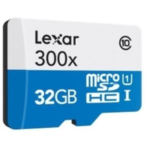Lexar High Performance - Flash-Speicherkarte - 32 GB - UHS Class 1 / Class10 - 300x - microSDHC
