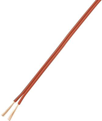 TRU COMPONENTS 1567411 Litze LiY-Z 2 x 0.40 mm² Rot, Rot-Schwarz 10 m (1567411)