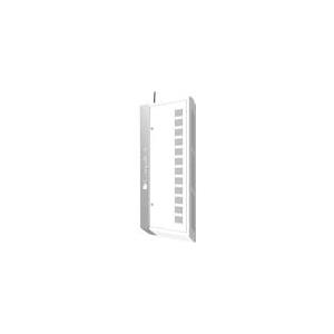 Compulocks WalliPad - 8 units Wall Mounting Charging cabinet + 8 Industrial Charging USB HUB - Gestell für 8 Tablets - weiß, silberner Streifen - Wandmontage möglich (WALLIPAD8W)