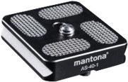 mantona AS-40-1 - Schnellverschluss-Platte (21460)