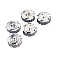 Hama Tripod Conversion Screws - Schraubadapter für Stativ-Kamera-Montage (1/4 bis 3/8 ) (Packung mit 5) (5121)