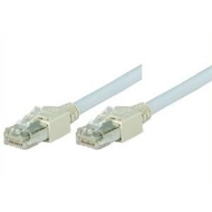 Dätwyler Patchkabel S/UTP, Cat 5e, grau, 15,0 m hochflexibel, mit Hirosesteckern TM11 (71915)
