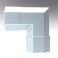 VALUE Kabelkanal, 50x26mm, Ecke, silber (17.99.1332)