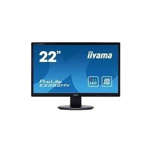 Iiyama ProLite E2282HV-B1 - LED-Monitor - 55.9 cm (22) (21.5 sichtbar) - 1920 x 1080 Full HD (1080p) - TN - 250 cd/m² - 1000:1 - 5 ms - VGA - Schwarz