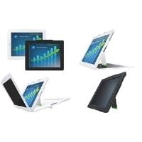 LEITZ iPad-Schutzcover Complete mit Blickschutz, schwarz für iPad / iPad 2, mit integriertem Blickschutzfilm im - 1 Stück (6416-00-95)