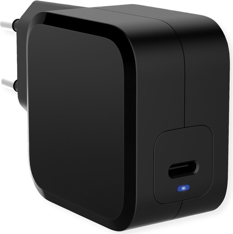 Valore USB Charger con plug Euro 1 porta (tipo C PD) 45W (19.99.1095)