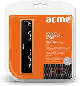 M-CAB 4-in-1 Kartenleser - USB 2.0 - TransFlash, CompactFlash Typ I, CompactFlash Typ II, Secure Digital (SD) Speicherkarte, miniSD Speicherkarte, MultiMediaCard (MMC) Speicherkarte, Reduced Size MultiMedia-Karte (RS-MMC), Memory Stick, Memory Stick